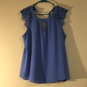 Blue express shirt size M